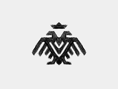 Eagle Mark Concept Idea animal bird concept crown eagle geometric idea mark monogram simple sketch