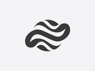 Saturnus Logo abstract bold branding clean design fluid icon identity liquid logo mark modern monogram planet saturnus simple strong vector