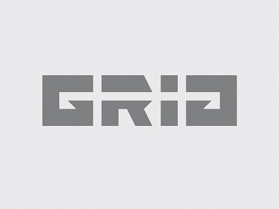 Grid Logotype art bold branding clean design elegant grid icon identity illustration illustrator logo logodesigns logotype mark modern monogram simple sleek strong