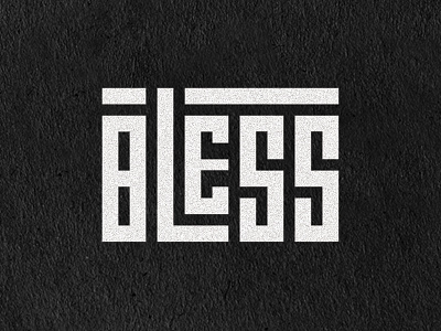 Bless Logotype bless clean identity letters logotype mark modern monogram tyopgraphy type