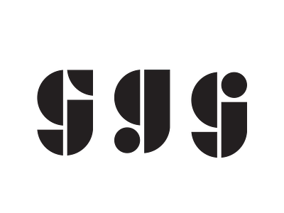 GJ Monogram Logo Concept @atomicvibe ambigram gj letter letter g letter gj letter j logomark monogram