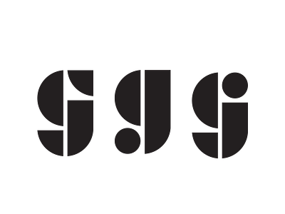 GJ Monogram Logo Concept @atomicvibe ambigram gj letter letter g letter gj letter j logomark monogram