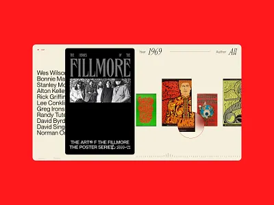 The Heroes of Fillmore art exploration fillmore music poster psychedelic typhography ui