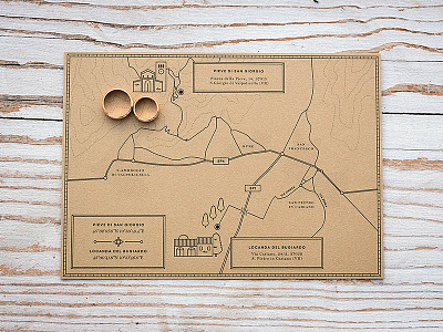 Wedding Map church icon illustrator map restaurant simple line