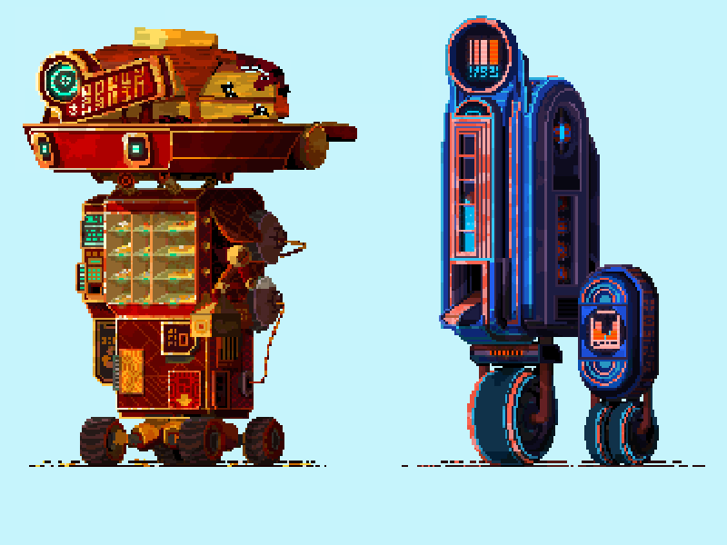 Cyberpunk Vending Machines IV by Kenze Wee on Dribbble