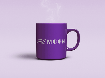 Full Moon Mug coffee cup full glass joe lunar mockup moon mug wane wax