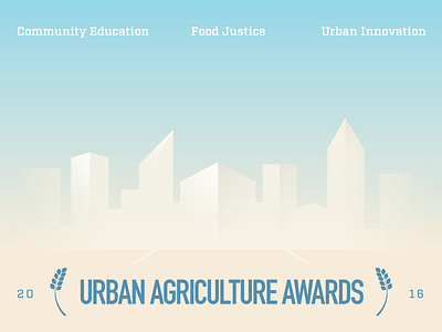 Urban Agriculture Awards 2016