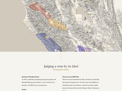 Vineyards Map ava california google grapes hairline map rule vineyards wine