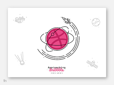 Approaching Dribbble first shoot illustrations