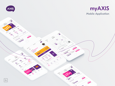 myAXIS | Telco Provider Mobile Application Concept app balance concept indonesia mobile network operator provider telco