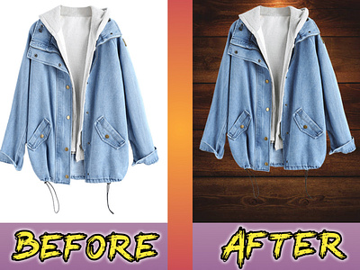 Product Background Change beackground remove bg remove denim huddie denim jacket design graphic design product background change