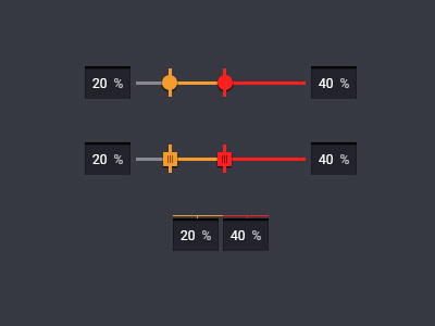 Variance slider dark ui filter finance gadget graphic design slider threshold ui ux variance warning ux