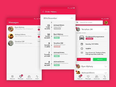 GoodHomes Mockups 2.0 android animation app creative history mobile order prototyping ui ux