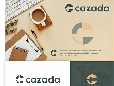cazada branding design graphic design logo logo design vector
