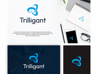 triligant branding design graphic design illustration logo logo design vector