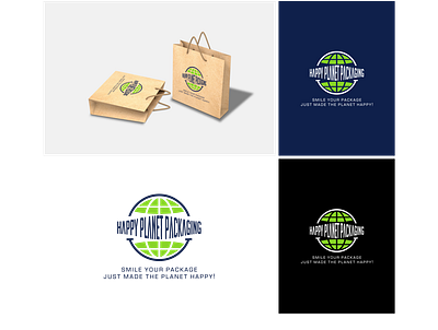 happy planet packaging branding design graphic design logo logo design typography vector