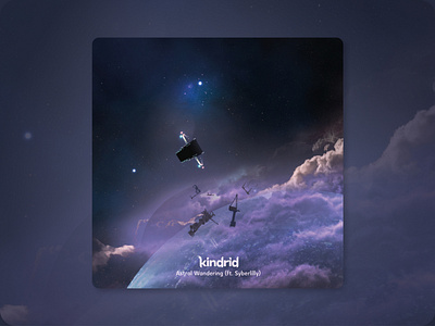 Cover Art for Kindrid artwork cover art illustration music musician photo composite photoshop space