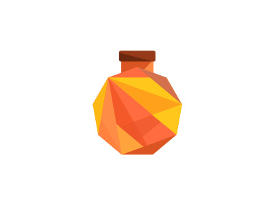"Blog do Cantil" v1 blog bottle brand cantil identity logo orange
