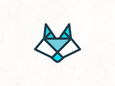 Fox (Logo proposal) blue brand fox identity logo
