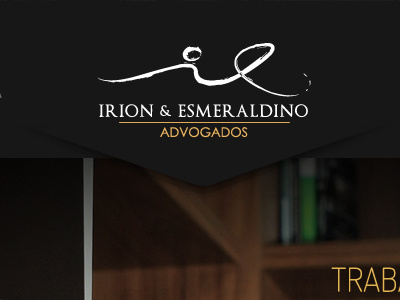 Irion & Esmeraldino website black dark firm law topo