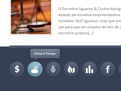 Homepage Footer blue button clean home law firm simple