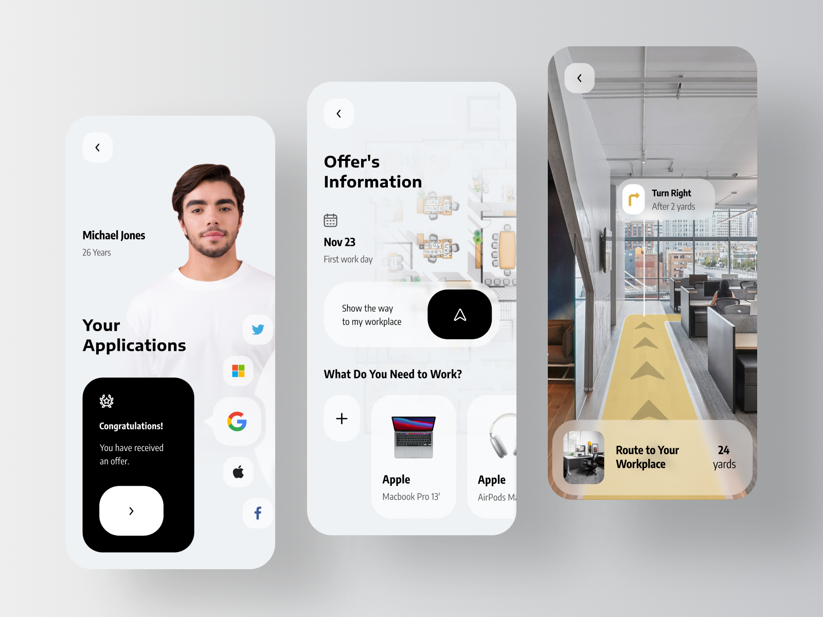 Jobnet - Job Search Platform Mobile App by Nick B. for RonDesignLab ⭐️ ...