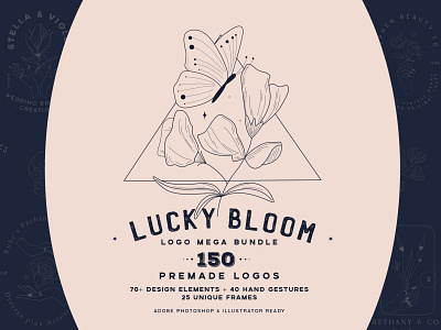 Download Lucky Bloom Logos By Graphics Collection On Dribbble