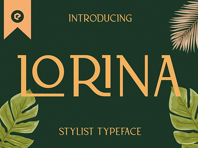 Lorina Stylist Typeface art branding calligraphy calligraphy font calligraphy fonts design font fonts lettering logo luxury font luxury fonts modern calligraphy product professional simple stylish font stylist font typeface typography