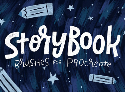 Storybook Brushes for Procreate brush brushes design game gouache icon illustration games paint painting pencil pencils procreate procreate brush procreate brushes procreate drawing sketch sketching storybook storybook brush texture