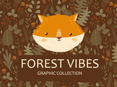 Forest Portrait Animals Set animal animal illustration animals animals set animation background design elements forest forest animal graphic elements graphics illustration illustrator portrait portrait art portrait illustration portrait painting portraits vector