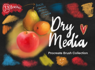 Dry Media Procreate Brushes brush brushes design drawing dry brush dry brushes dry media paint paint brush paint brushes painting photoshop procreate procreate app procreate art procreate brush procreate brush set procreate brushes procreate paint procreate texture