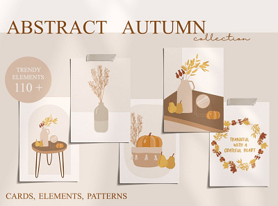 Abstract Autumn collection 110+ abstract autumn blog blogger business card cards collection design graphic design greeting card illustration paper poster poster design posters simple textile wrapping wrapping paper