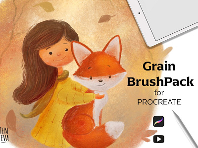 Grain BrushPack for Procreate design drawing graphic design illustration illustration art illustration design illustration digital illustrations paint painting procreate procreate app procreate art procreate brush procreate brush set procreate brushes texture textures vector video