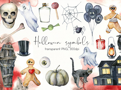 Happy Halloween night. Watercolor art art directions design graphic design halloween halloween bash halloween design halloween flyer halloween night halloween party illustration illustrations night scary vector watercolor watercolor art watercolor illustration watercolor painting watercolors