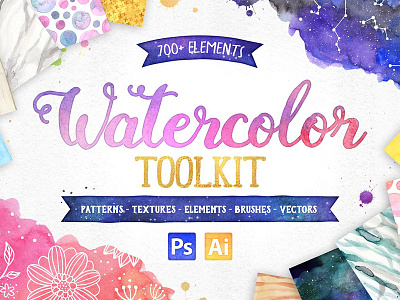 New Watercolor Texture Toolkit abstract abstract textures texture texture bundle textures watercolor watercolor bundle watercolor texture toolkit watercolor textures watercolor tool kit