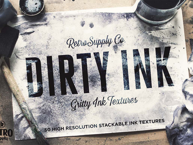 Dirty Ink Ink Wash Textures By Graphics Collection On Dribbble