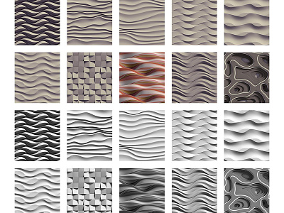 ONYX - 3D Patterns for Photoshop 3d pattern 3d textures free free download free patterns free textures photoshop seamles white pattern white textures