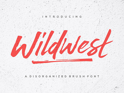 Wildwest Font brush cursive fonts hand lettering italic fonts logo logotype modern fonts signature fonts typography urban fonts website fonts wildwest