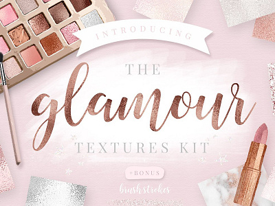 Glitter, Rose Gold + Marble Textures branding digital paper. logo kit foil texture glamour textures kit glitter glitter textures marble textures rose gold rose gold texture texture textures textures kit