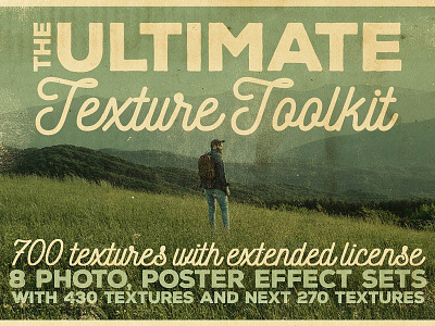 The Ultimate Texture Toolkit abstract textures artistic effects bundle grunge effects paint textures photo effects photography retro effects texture texture toolkit textures vintage effects