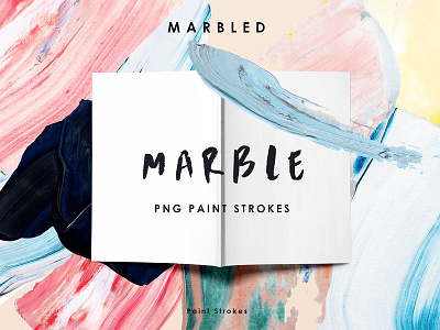 20% off Marble Paint Stroke Cut Outs acrylic artistic marble marble paint stroke marbled modern paint paint stroke palette smudge stroke texture