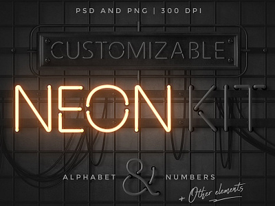 Neon alphabet kit alphabet glow neon neon alphabet neon alphabet kit neon glow neon graphics neon kit neon letters neon light neon sign scene generator