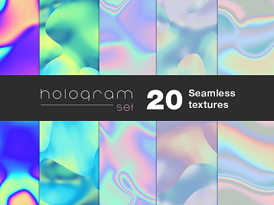 20 Holographic seamless textures background gradients hologram hologram set hologram textures holographic holographic gradients holographic seamless textures holographic textures seamless seamless textures texture