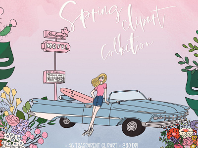 Spring and summer clipart collection clipart clipart collection dress clipart fashion illustrations girl boss clipart girls clipart illustrations lady boss clipart shopping clipart spring clipart summer clipart summer clipart collection