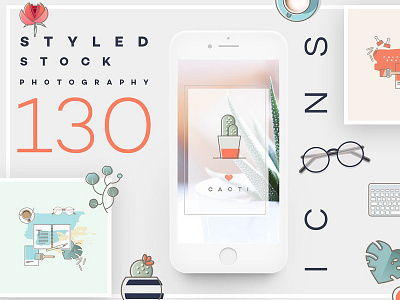 Styled stock photography icons blogging eucalyptus feminine blog icons feminine icons flowers instagram line art icons photography icons styled photos styled stock tech icons website icons