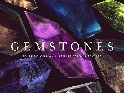 Gemstones & Crystals blue crystal crystals design gem gems gemstones gold golden graphics green high resolution jewels precious quartz rose quartz ruby ruby stone stone