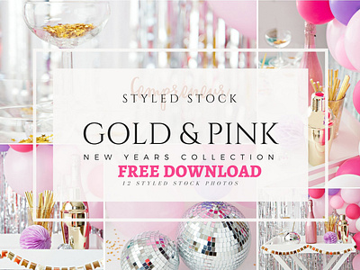 Pink New Years Party Stock Photos 2018 banner color design disco free free download free premium download freebie gold new years new years collection party pink pink new years shiny stock stock photo stock photos styled stock photos