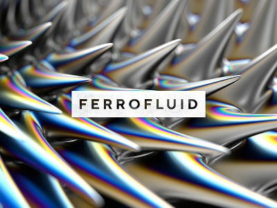 Ferrofluid: Inspired Images 3d abstract background fluid fluid texture fluid textures inspired images liquid magnetic metal spikes texture textures