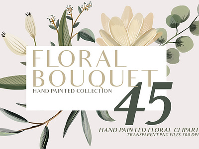 Floral Bouquet hand painted clipart background bouquet bouquets clipart concept design design elements floral floral art floral bouquet floral clipart floral design floral elements flowers hand painted hand painted clipart illustration logo vector wreaths