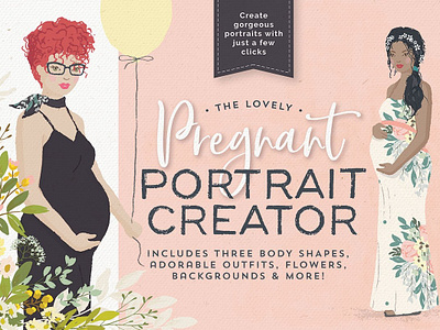 The lovely Pregnant Portrait Creator avatar creator backgrounds body shapes cartoon creator clipart design flowers illustration outfits portrait portrait art portrait creator portrait generator pregnant pregnant portrait pregnant portrait creator shapes vector woman woman clipart